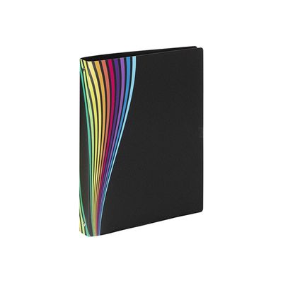 3135251330679-Viquel Rainbow Class - Chemise à 3 rabats - DOS 10 mm - A4 - noir-Left-angle-0