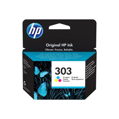 1907805709994-HP 303 - couleur (cyan, magenta, jaune) - Cartouche d'encre originale-Front-11