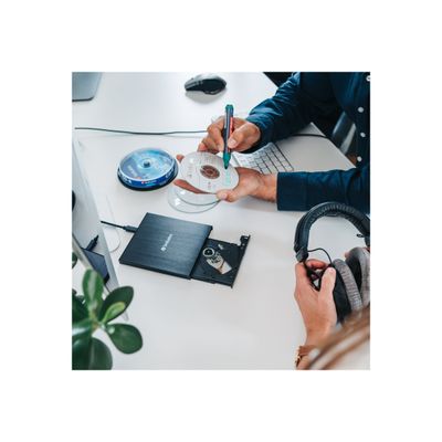0023942438908-Verbatim Slimline - Lecteur de disque - BDXL Writer - 6x - SuperSpeed USB 3.0 - externe-Left-angle-3