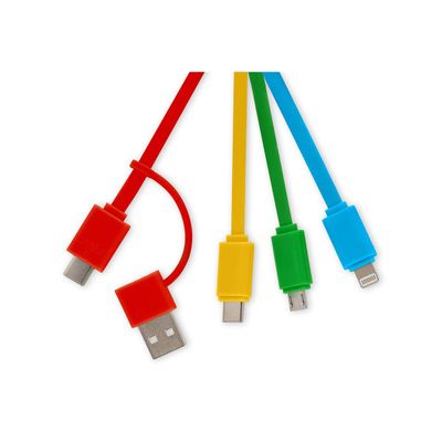 8052694011215-LEgami - Kit de câble USB - 24 pin USB-C, USB type A (M) with detachable USB-C to USB-A adapter pour Micro-USB Type B, Lightning, 24 pin U-Close-up-2