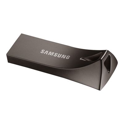 8801643230678-Samsung BAR Plus MUF-256BE4 - Clé USB 256 Go - USB 3.1 Gen 1 - gris-Right-angle-0
