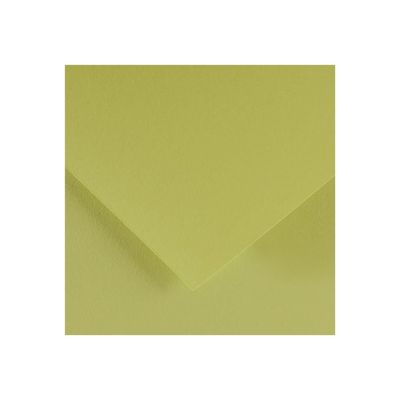 3148950137371-Canson Iris Vivaldi - Papier - A4 - citron vert - 185 g/m²-Front-0