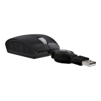 3303170066508-T'nB GUPPY 3 - Souris - optique - 3 boutons - filaire - USB - noir-Left-angle-3