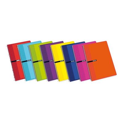 8412771211158-ENRI F° - Cahier de notes - reliure à spirale - 80 feuilles / 160 pages - réglé - disponible e-Front-0