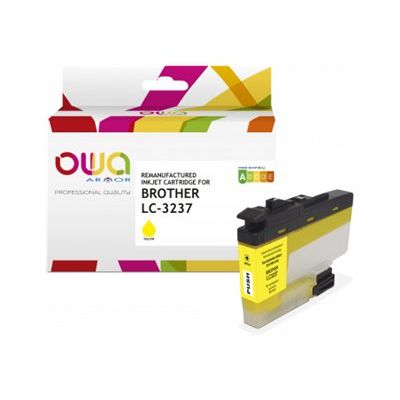 3112539915995-Cartouche compatible Brother LC-3237 - Jaune - OWA-Right-angle-0