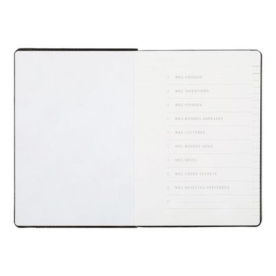 3108725884145-Oberthur Balthazar - Carnet de notes souple A5 - ligné - 200 pages - bleu-Front-2