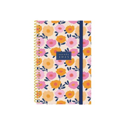 8422952387947-Finocam Design Collection - Agenda - 2025 - semainier - reliure à spirale - E5 - 117 x 181 mm - gala-Front-0