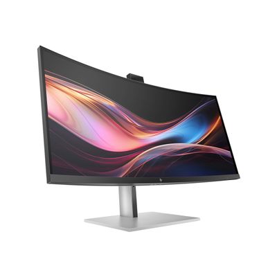 0198415143440-HP 734pm - Series 7 Pro - écran LED  incurvé  34" - 3440 x 1440 WQHD - noir-Left-angle-4