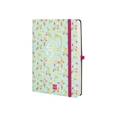 8422952382416-Finocam Capri - Agenda - 2025 - 1 jour par page - A5 (148 x 210 mm) - happy - polyuréthane -Right-angle-0