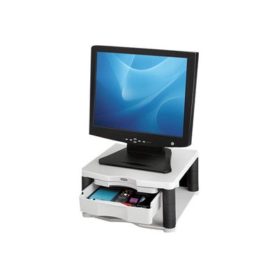 0000006486303-Fellowes Monitor Riser Plus - Pied - pour moniteur - graphite, platine-Right-angle-0
