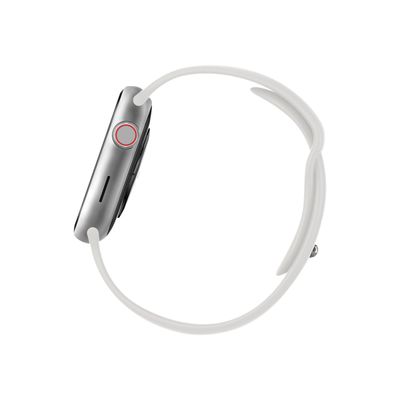 8427542120454-Ksix Urban 3 - 44 mm - montre intelligente avec bande - silicone - blanc - affichage 1.69" - -Right side-0