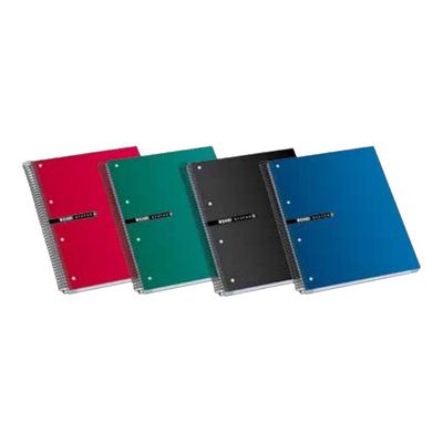 8412771004255-ENRI STATUS A5+ - Cahier de notes - reliure à spirale - 160 feuilles / 320 pages - petits carreaux - 6 trous - disponible en-Top-0