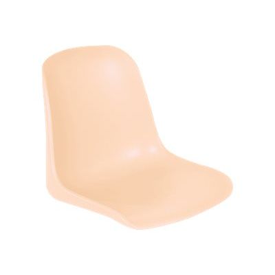 3701338800474-Chaise CHARLOTTE - pieds noirs avec accroches - coque M1 (non feu) - beige-Left-angle-2
