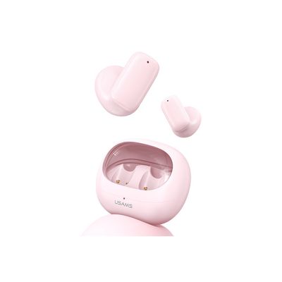 6958444910215-USAMS TD Series TD22 - Écouteurs sans fil avec micro - rose-Right-angle-3