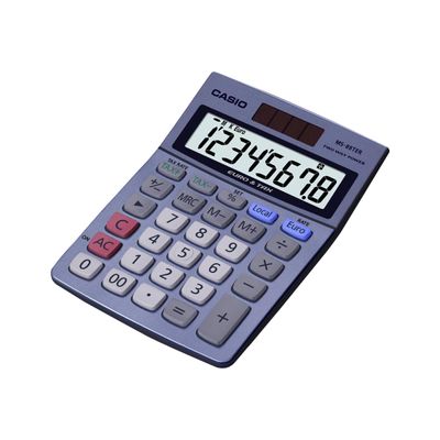 4971850090397-Casio MS-88TER - Calculatrice de bureau - 8 chiffres - panneau solaire, pile-Right-angle-0