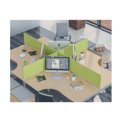 3253310546011-Écran de séparation acoustique pour bureau (sans support de fixation) - L180 x h40 cm - ve-Multi-angle-1