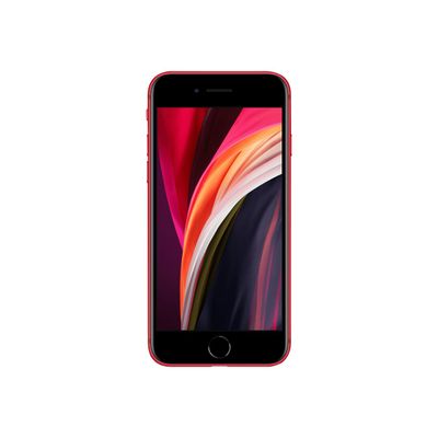 3701202607970-Apple iPhone SE2 - smartphone reconditionné grade A - 4G - 64 Go - rouge-Front-0