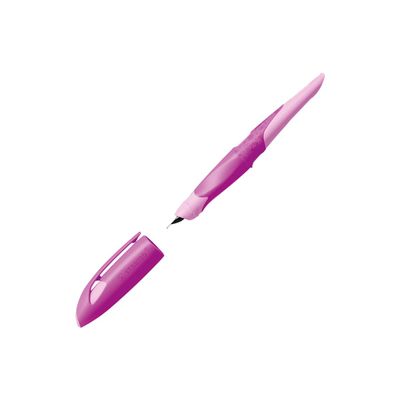 4006381616331-STABILO EASYbirdy 3D DreamWorld - Stylo plume - non permanent - bleu roi-Left-angle-3