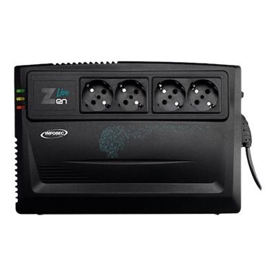 3700085660836-INFOSEC Zen Live 800 - Onduleur 4 prises - 800 VA-Front-2