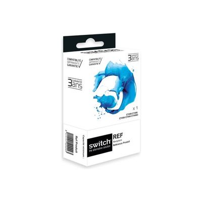 3700654237339-Cartouche compatible Canon 2400 XL - cyan - Switch-Left-angle-0