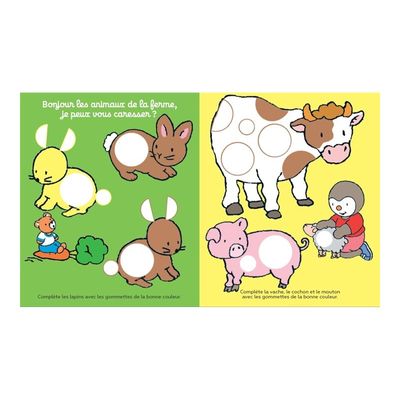 9782095029326-T'choupi - Mes gommettes les animaux - T'choupi - par Courtin Thierry - livre d'images / d'acti-Close-up-2