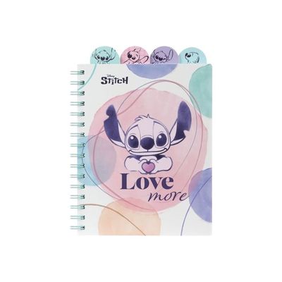 5903686375064-CoolPack Disney - Cahier de notes - A5 (148 x 210 mm) - 100 feuilles / 200 pages - carré - stitch-Front-0