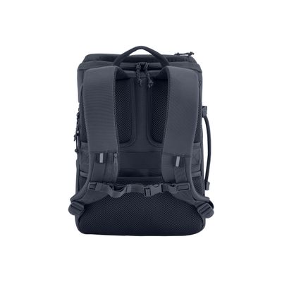 0196548945481-HP Travel - Sac à dos pour ordinateur portable - jusqu'à 15,6" - gris de fer - pour Victus by HP Laptop 15; Laptop 15s; Pavilion -Back-3