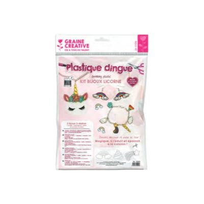 3532435402458-Graine Creative - Kit de travaux créatifs - licorne-Front-0