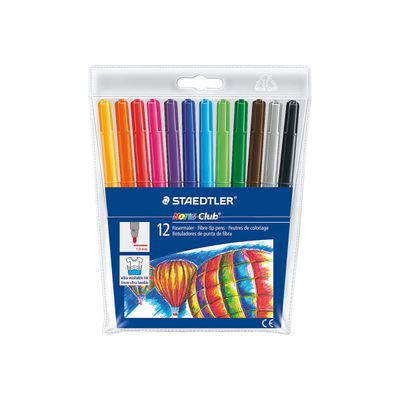 4007817325162-Staedtler Noris club - 12 feutres Pointe fine-Front-0