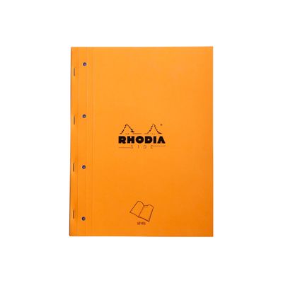 3037921180150-RHODIA - Bloc notes - A4 + (22,3 x 29,7 cm) - 160 pages - grands carreaux - perforés-Front-0