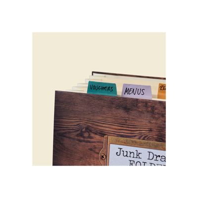 5035393712013-if by Catwalk Journals For Life Junk Drawer - Classeur - extensible - 7 compartiments - largeur de dos : 18 mm - A5 - pour reçus,-Close-up-6