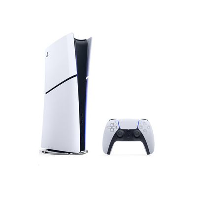 711719577294-Sony PlayStation 5 Slim Digital Edition - Console de jeux - 1 To SSD-Left-angle-1