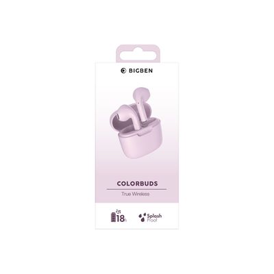 3571211525639-BIGBEN Connected COLORBUDS - Écouteurs sans fil avec micro - rose-Front-4