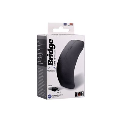0404052234909-T'nB BRIDGE - Souris sans fil - noir-Left-angle-8
