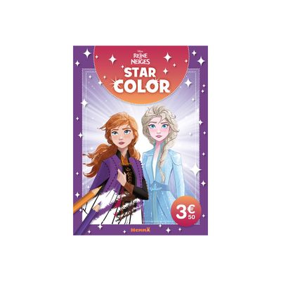 9782508059483-Disney La Reine des Neiges - Star Color - livre à colorier-Front-0