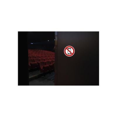 3130630670148-Exacompta - Pictogramme - utilisation des téléphones portables interdite - 100 x 100 mm - rouge-Front-1