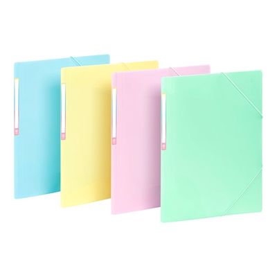 3135251331157-Viquel Rainbow Pastel - Chemise à 3 rabats - A4 - disponible dans différentes couleurs-Left-angle-0