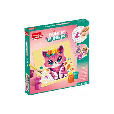 3154149070831-Maped Creativ - Peinture par numéro - cat and rabbit-Left-angle-3