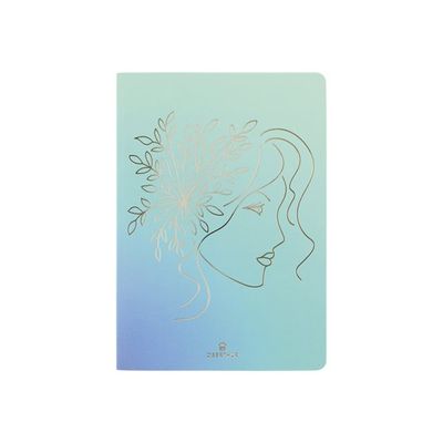 3664447174723-Oberthur - Cahier de notes - A5 (145 x 210 mm) - 100 feuilles / 200 pages - papier ivoire - doublé - cou-Front-0