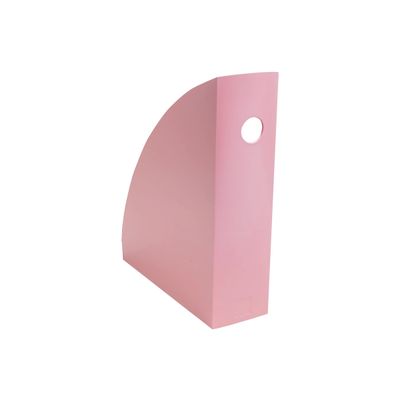 9002493182714-Exacompta - Porte-Revues Mag-Cube Autentik - rose candy-Left-angle-3