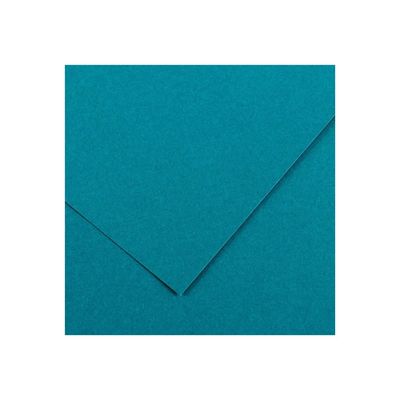 3148950120212-Canson Iris Vivaldi - Papier - 500 x 650 mm - bleu des mers du sud - 185 g/m²-Front-0