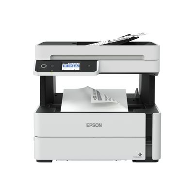 8715946655147-Epson EcoTank ET-M3170 - Imprimante multifonction  jet d'encre monochrome A4 - USB, LAN, Wi-Fi-Front-0