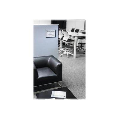 4005546407173-Durable Duraframe Grip -  Cadre d'affichage auto-agrippant - A4 - noir - pour surfaces en tis-Left-angle-6