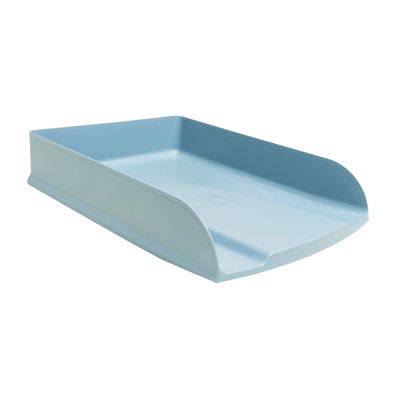 9002493211704-Exacompta - Corbeilles à Courrier Horizontales Combo Styli Autentik - bleu-Left-angle-2