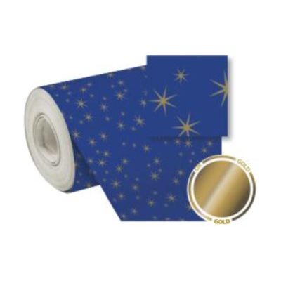 3329682239162-Clairefontaine Christmas - Emballage cadeau - 35 cm x 50 m - 80 g/m² - papier couché-Left-angle-0
