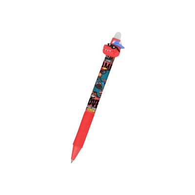 4014421354037-ONLINE magiXX Fun - Roller effacçable - dino red - bleu - 0.7 mm-Left-angle-0