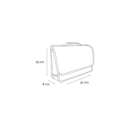 3666311015927-Bagtrotter - Cartable - polyester - violet-Left-angle-5