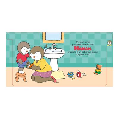9782095029432-T'choupi et sa famille - T'choupi - par Courtin Thierry - livre d'images (relié)-Close-up-0