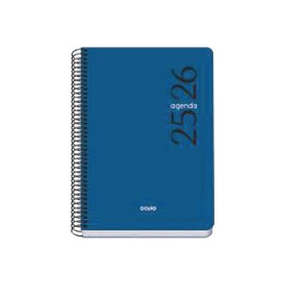 8421938520682-Dohe Esencial - Agenda - 2025 - 2026 - semainier - reliure à spirale - A5 (150 x 210 mm) - 72 pages - bleu-Front-0