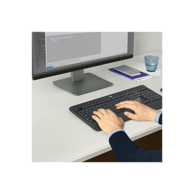 5099206077386-Logitech MK540 Advanced - Ensemble clavier et souris sans fil - Azerty Français-Left-angle-4